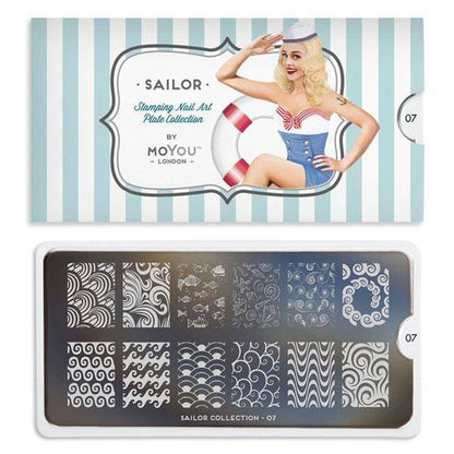 Sailor 07 ✦ Nail Stamping Plate - MoYou London