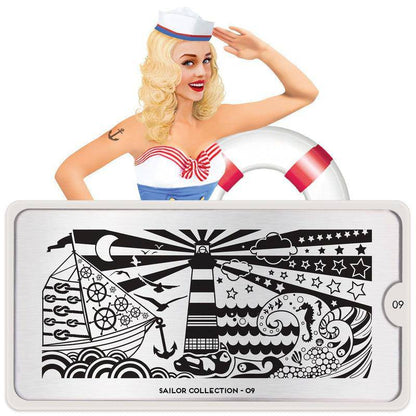 Sailor 09 ✦ Nail Stamping Plate - MoYou London