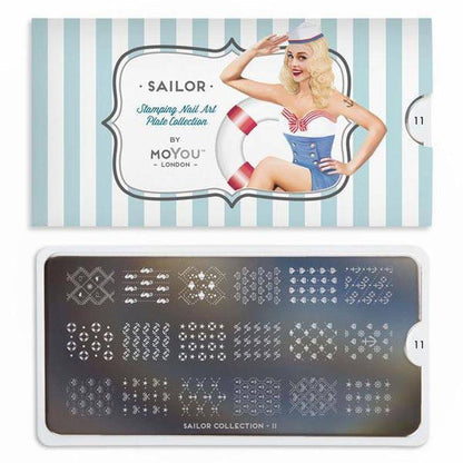 Sailor 11 ✦ Nail Stamping Plate - MoYou London