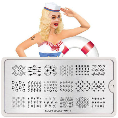 Sailor 11 ✦ Nail Stamping Plate - MoYou London