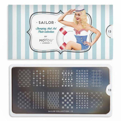Sailor 13 ✦ Nail Stamping Plate - MoYou London