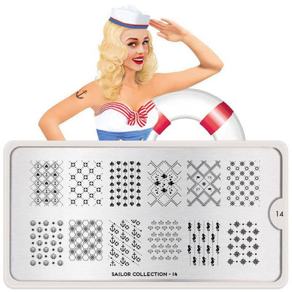 Sailor 14 ✦ Nail Stamping Plate - MoYou London