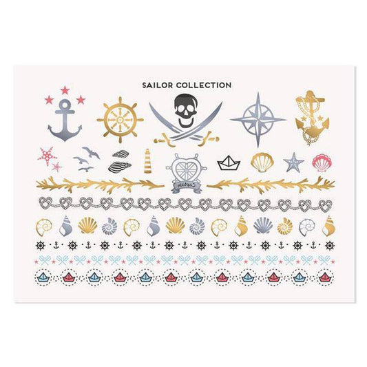 Sailor Feet Temporary Tattoo - MoYou London