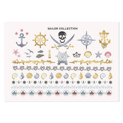 Sailor Feet Temporary Tattoo - MoYou London