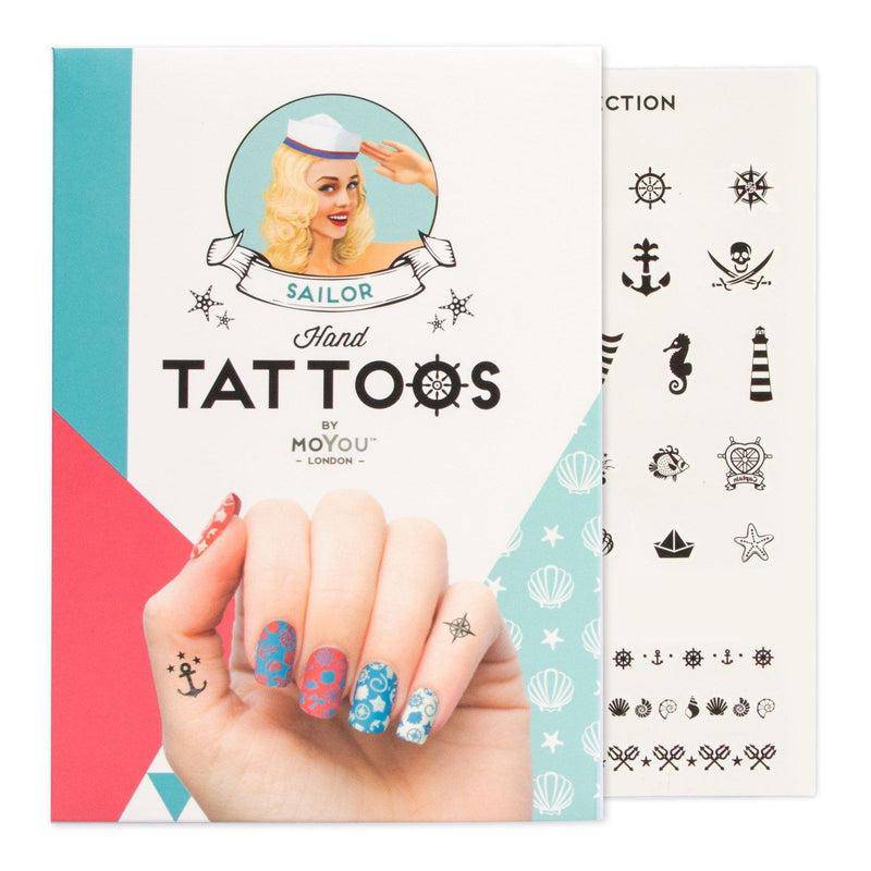 Sailor Black Temporary Tattoo