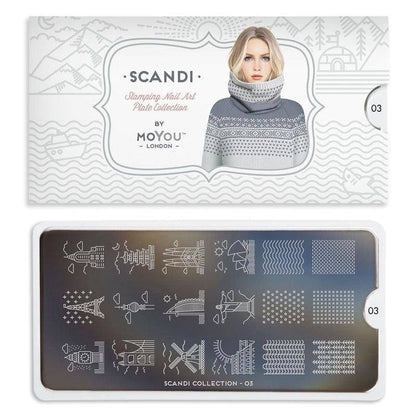 Scandi 03 ✦ Nail Stamping Plate - MoYou London