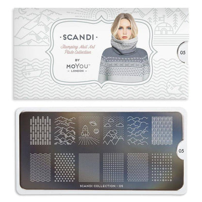 Scandi 05 ✦ Nail Stamping Plate - MoYou London