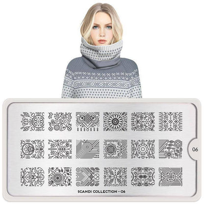 Scandi 06 ✦ Nail Stamping Plate - MoYou London