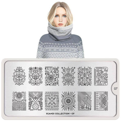 Scandi 07 ✦ Nail Stamping Plate - MoYou London