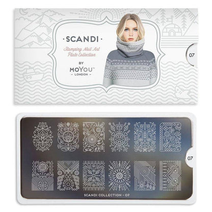Scandi 07 ✦ Nail Stamping Plate - MoYou London