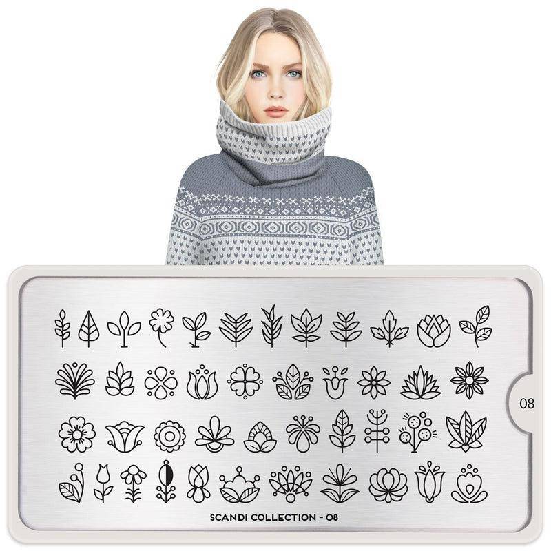 Scandi 08 ✦ Nail Stamping Plate - MoYou London