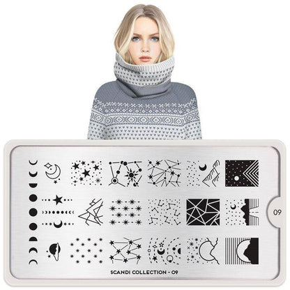 Scandi 09 ✦ Nail Stamping Plate - MoYou London