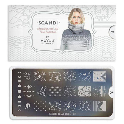Scandi 09 ✦ Nail Stamping Plate - MoYou London