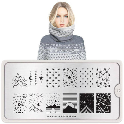Scandi 10 ✦ Nail Stamping Plate - MoYou London