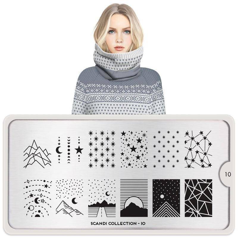 Scandi 10 ✦ Nail Stamping Plate
