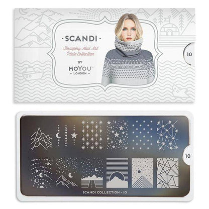 Scandi 10 ✦ Nail Stamping Plate - MoYou London