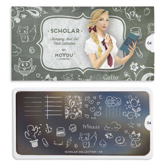Scholar 04 ✦ Nail Stamping Plate - MoYou London