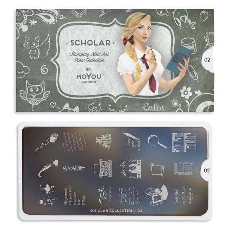 Scholar Starter Kit Nail Art Stencil Kits MoYou London 