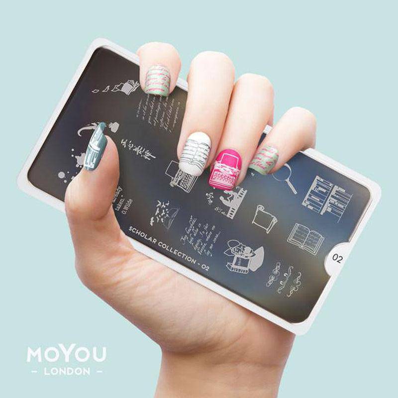 Scholar Starter Kit Nail Art Stencil Kits MoYou London 