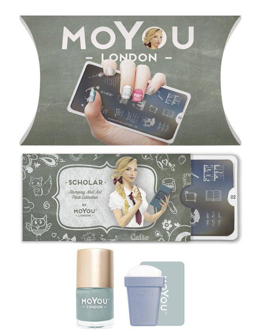 Scholar Starter Kit Nail Art Stencil Kits MoYou London 