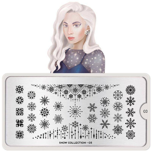 Snow 03 ✦ Nail Stamping Plate - MoYou London