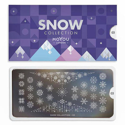 Snow 03 ✦ Nail Stamping Plate - MoYou London