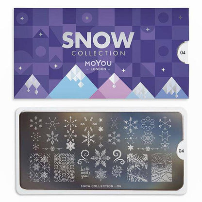 Snow 04 ✦ Nail Stamping Plate - MoYou London