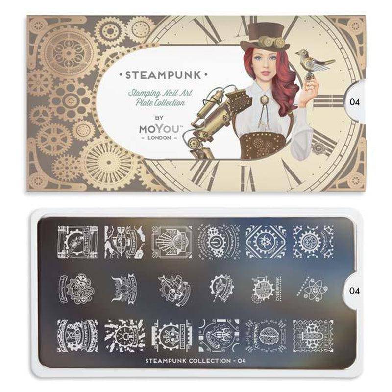 Steampunk 04 ✦ Nail Stamping Plate - MoYou London