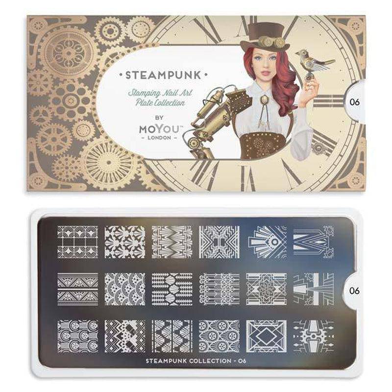 Steampunk 06 ✦ Nail Stamping Plate - MoYou London