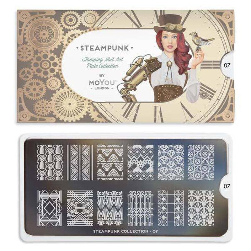 Steampunk 07 ✦ Nail Stamping Plate - MoYou London