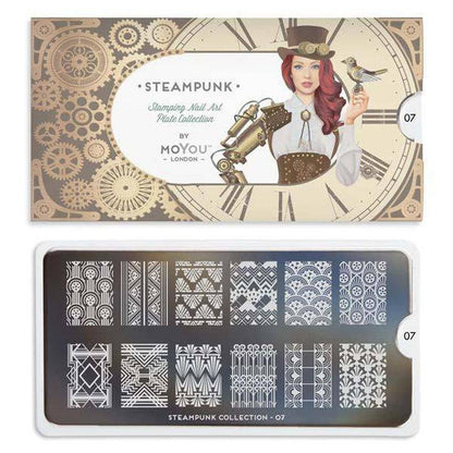 Steampunk 07 ✦ Nail Stamping Plate - MoYou London