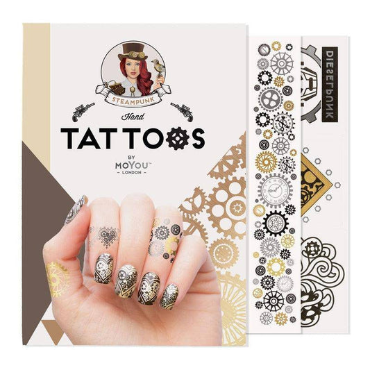 Steampunk Hand Tattoo - MoYou London