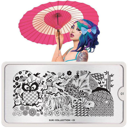 Suki 01 ✦ Nail Stamping Plate - MoYou London