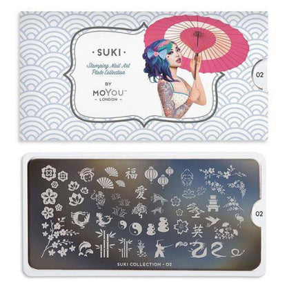 Suki 02 ✦ Nail Stamping Plate - MoYou London