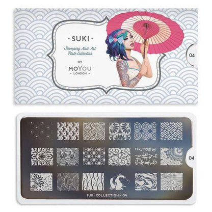 Suki 04 ✦ Nail Stamping Plate - MoYou London