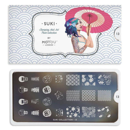 Suki 13 ✦ Nail Stamping Plate - MoYou London