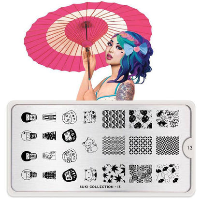 Suki 13 ✦ Nail Stamping Plate - MoYou London