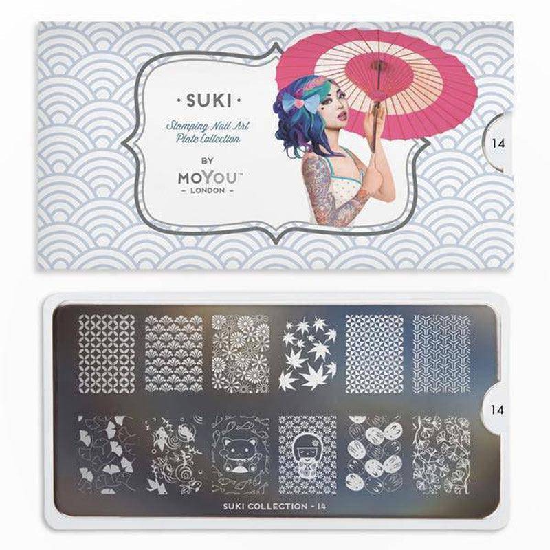 Suki 14 ✦ Nail Stamping Plate - MoYou London