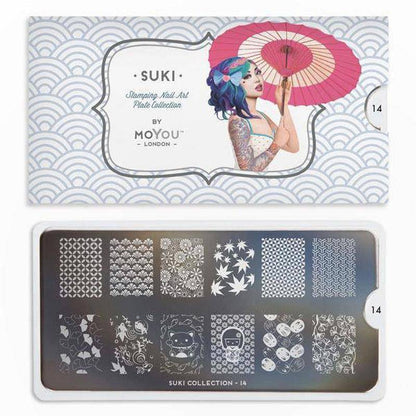 Suki 14 ✦ Nail Stamping Plate - MoYou London