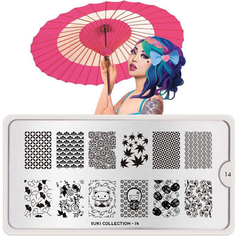 Suki 14 ✦ Nail Stamping Plate - MoYou London