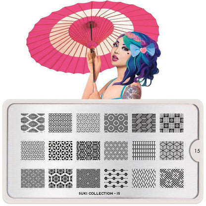 Suki 15 ✦ Nail Stamping Plate - MoYou London