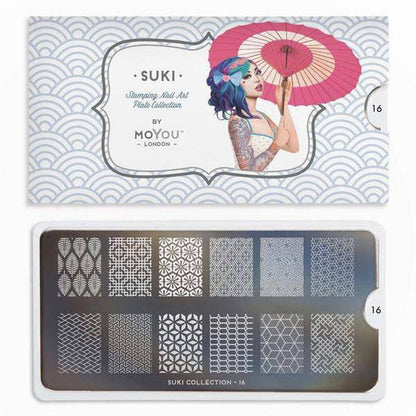 Suki 16 ✦ Nail Stamping Plate - MoYou London