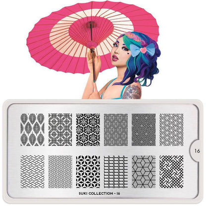Suki 16 ✦ Nail Stamping Plate - MoYou London