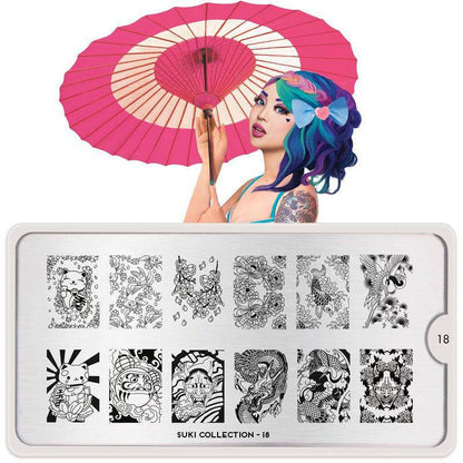 Suki 18 ✦ Nail Stamping Plate - MoYou London