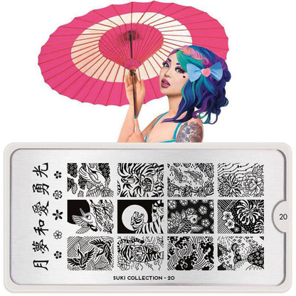 Suki 20 ✦ Nail Stamping Plate - MoYou London