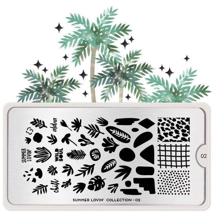 Summer Lovin' 02 ✦ Nail Stamping Plate - MoYou London