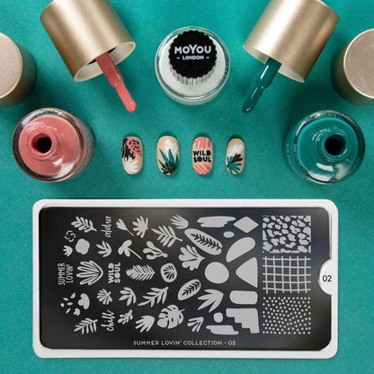 Summer Lovin' 02 ✦ Nail Stamping Plate - MoYou London