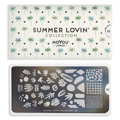 Summer Lovin' 02 ✦ Nail Stamping Plate - MoYou London