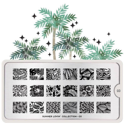 Summer Lovin' 03 ✦ Nail Stamping Plate - MoYou London