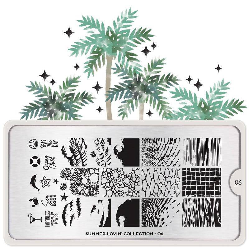 Summer Lovin' 06 ✦ Nail Stamping Plate - MoYou London